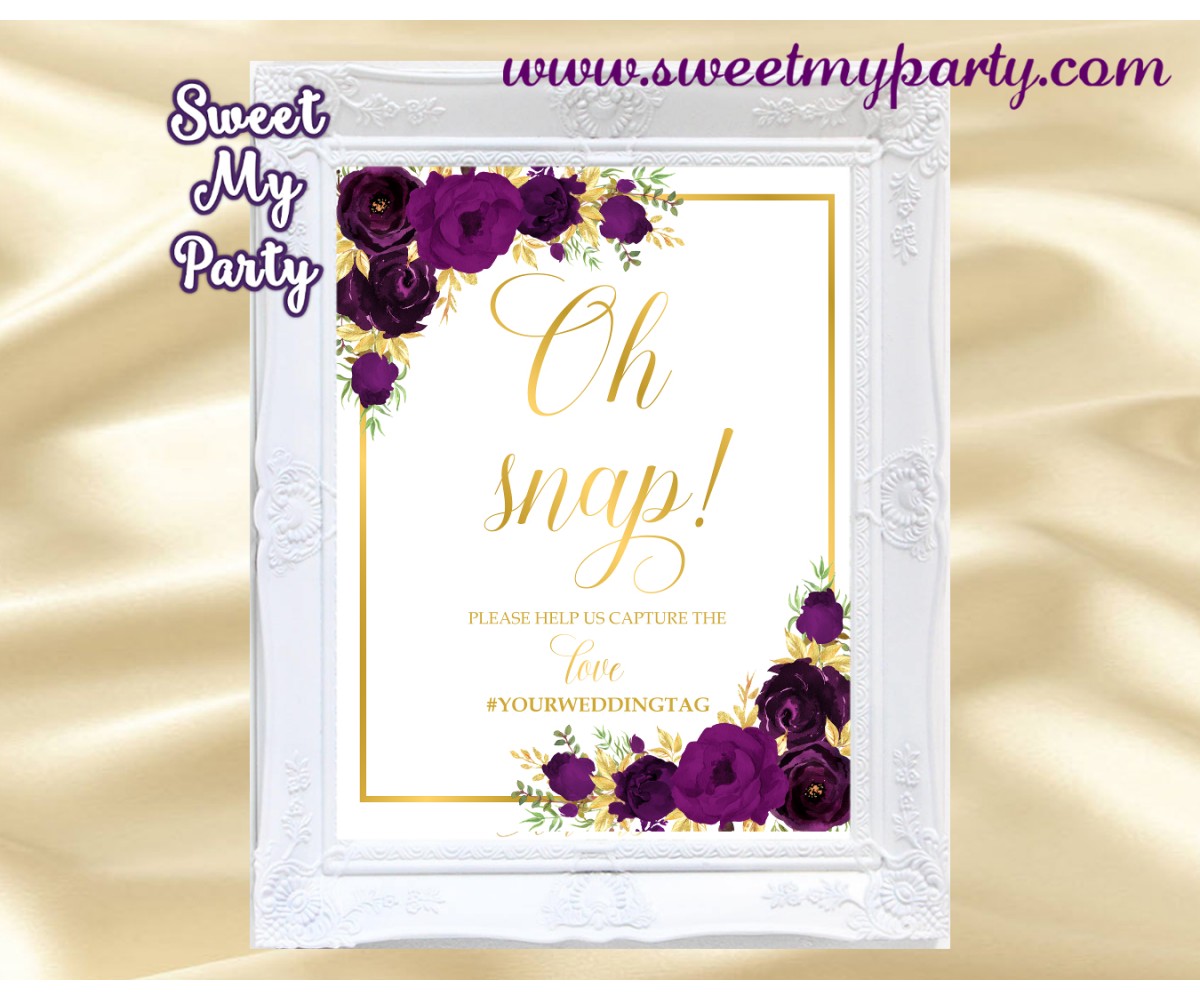 Eggplant hashtag sign,Eggplant oh snap sign,(19w)